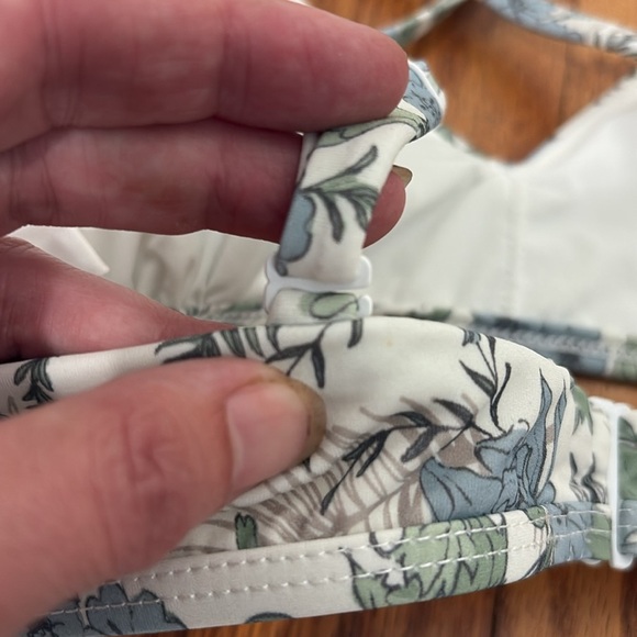 Andie bikini set Valencia top Super High Waisted Bottom Tuscan floral sz S NWOT - Picture 8 of 9